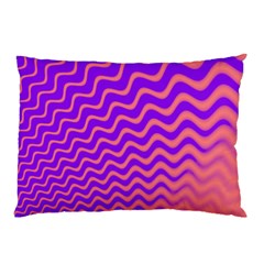 Pink And Purple Pillow Case (two Sides)