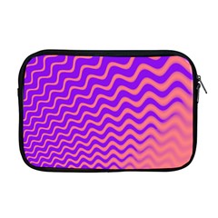 Pink And Purple Apple Macbook Pro 17  Zipper Case by Simbadda