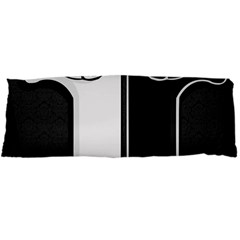 Texture Cats Black White Body Pillow Case Dakimakura (two Sides)