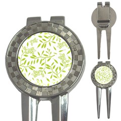 Leaves Pattern Seamless 3-in-1 Golf Divots by Simbadda