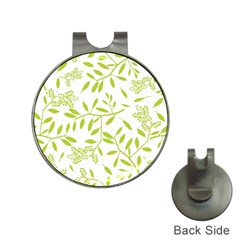 Leaves Pattern Seamless Hat Clips With Golf Markers