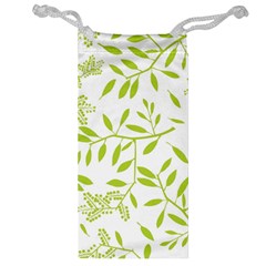 Leaves Pattern Seamless Jewelry Bag