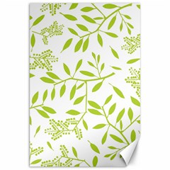 Leaves Pattern Seamless Canvas 20  X 30   by Simbadda