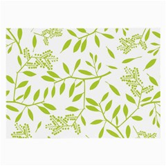 Leaves Pattern Seamless Large Glasses Cloth (2-side)