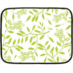 Leaves Pattern Seamless Fleece Blanket (mini)