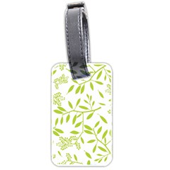 Leaves Pattern Seamless Luggage Tags (two Sides)