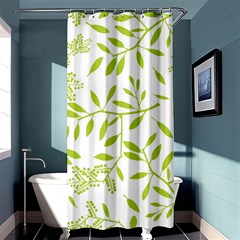 Leaves Pattern Seamless Shower Curtain 36  X 72  (stall) 