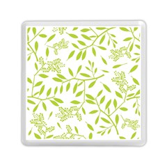 Leaves Pattern Seamless Memory Card Reader (square)  by Simbadda