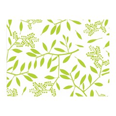 Leaves Pattern Seamless Double Sided Flano Blanket (mini)  by Simbadda