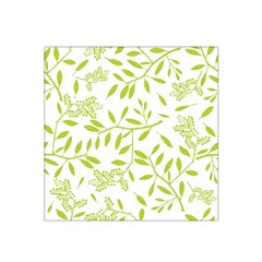 Leaves Pattern Seamless Satin Bandana Scarf