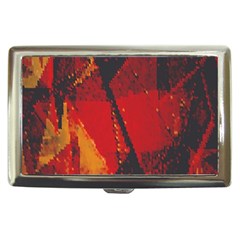 Surface Line Pattern Red Cigarette Money Cases