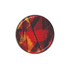 Surface Line Pattern Red Hat Clip Ball Marker (10 Pack)