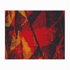 Surface Line Pattern Red Small Glasses Cloth (2-side)