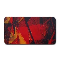 Surface Line Pattern Red Medium Bar Mats by Simbadda