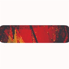 Surface Line Pattern Red Large Bar Mats by Simbadda