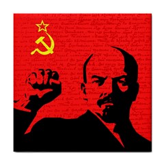 Lenin  Tile Coasters by Valentinaart