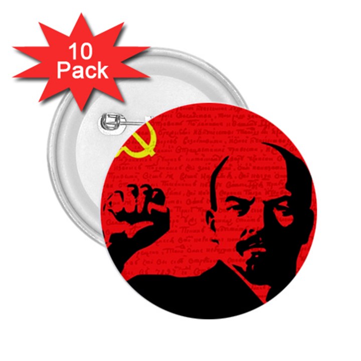 Lenin  2.25  Buttons (10 pack) 