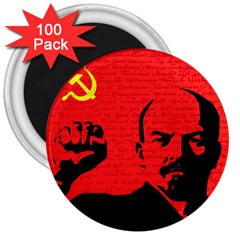 Lenin  3  Magnets (100 Pack) by Valentinaart