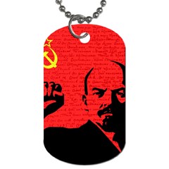 Lenin  Dog Tag (one Side) by Valentinaart