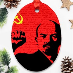 Lenin  Oval Ornament (Two Sides)