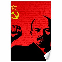 Lenin  Canvas 24  X 36  by Valentinaart