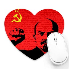 Lenin  Heart Mousepads