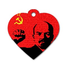 Lenin  Dog Tag Heart (two Sides)