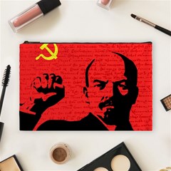 Lenin  Cosmetic Bag (large)  by Valentinaart