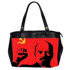 Lenin  Office Handbags (2 Sides)  by Valentinaart