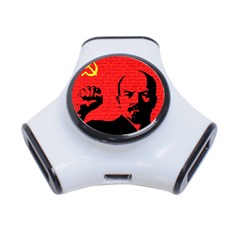 Lenin  3-port Usb Hub by Valentinaart