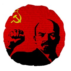 Lenin  Large 18  Premium Round Cushions