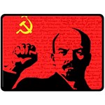 Lenin  Double Sided Fleece Blanket (Large)  80 x60  Blanket Front