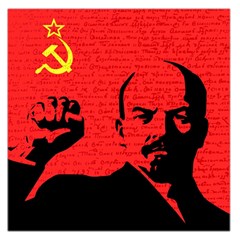 Lenin  Large Satin Scarf (square) by Valentinaart