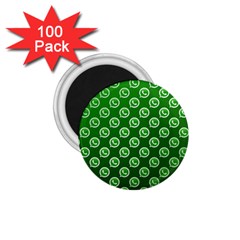 Whatsapp Logo Pattern 1 75  Magnets (100 Pack)  by Simbadda