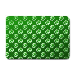 Whatsapp Logo Pattern Small Doormat 