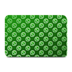 Whatsapp Logo Pattern Plate Mats