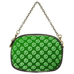 Whatsapp Logo Pattern Chain Purses (one Side) 