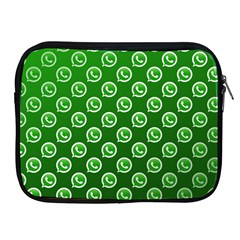 Whatsapp Logo Pattern Apple Ipad 2/3/4 Zipper Cases by Simbadda