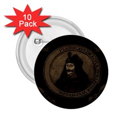 Count Vlad Dracula 2 25  Buttons (10 Pack)  by Valentinaart