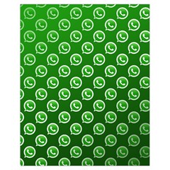 Whatsapp Logo Pattern Drawstring Bag (small)