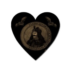 Count Vlad Dracula Heart Magnet