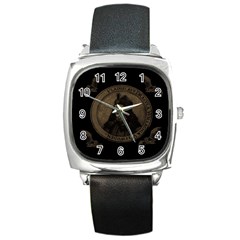 Count Vlad Dracula Square Metal Watch