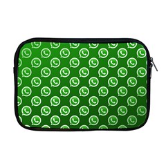 Whatsapp Logo Pattern Apple Macbook Pro 17  Zipper Case