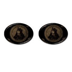 Count Vlad Dracula Cufflinks (oval) by Valentinaart