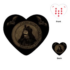 Count Vlad Dracula Playing Cards (heart)  by Valentinaart