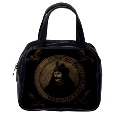 Count Vlad Dracula Classic Handbags (one Side) by Valentinaart