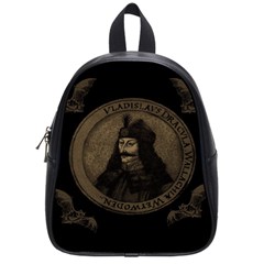 Count Vlad Dracula School Bags (small)  by Valentinaart