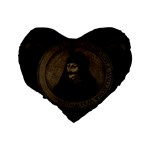 Count Vlad Dracula Standard 16  Premium Heart Shape Cushions Back