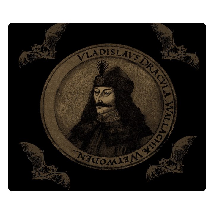 Count Vlad Dracula Double Sided Flano Blanket (Small) 