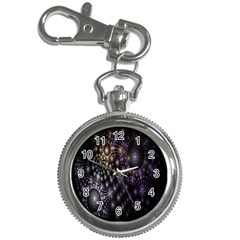 Fractal Patterns Dark Circles Key Chain Watches